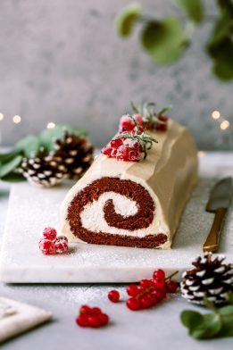 Delizioso tronchetto di natale / bûche de noël.